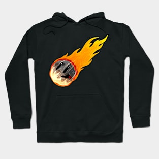 cartoon meteor Hoodie